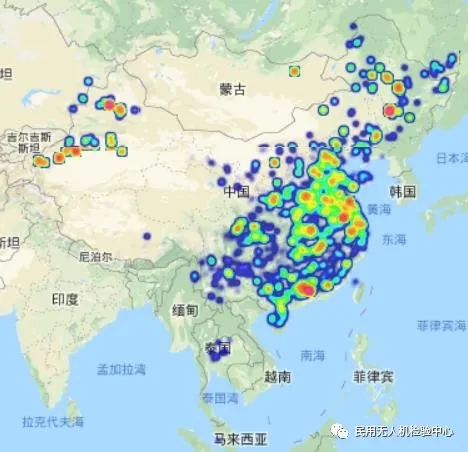 图8 2019年第一季度无人机运行区域热力图.webp.jpg