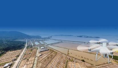 业内首创“无人机+无人船”测量模式，1天完成保利65万方项目土方测量