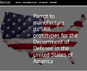 派诺特（PARROT）将为美国军方打造基于美国制造的短程侦查无人机