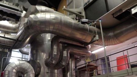 Voliro 无人机在室内NDT非侵入式无损管道超声波检测