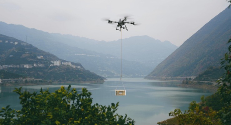 ​大疆农业十二年：T100无人机首秀，助力秭归脐橙“飞”出大山