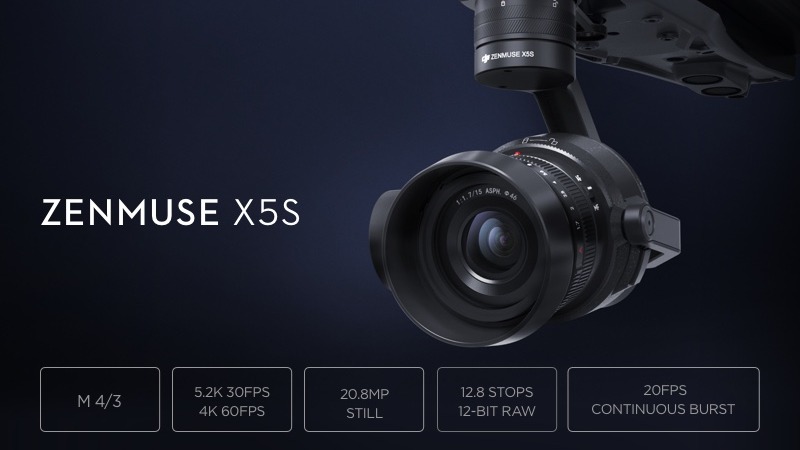DJI大疆 禅思 Zenmuse X5S云台相机